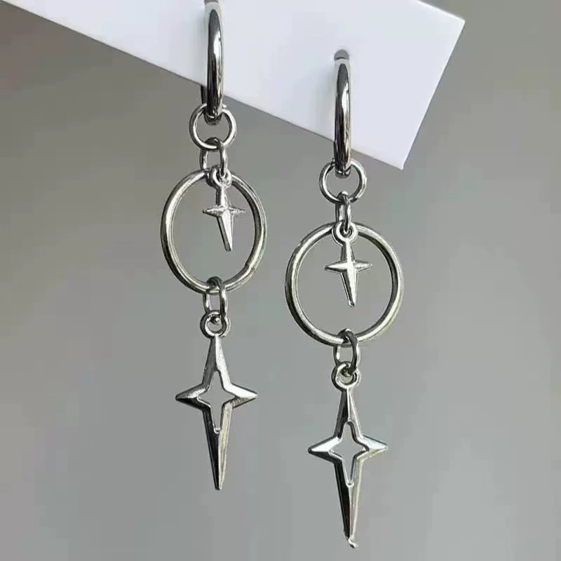 Personalized Punk Cross Star P - Women'S Emo Accessories 评论和价格