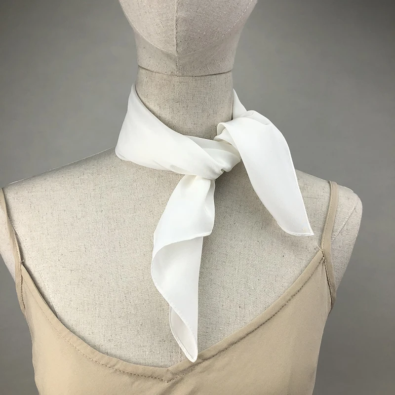 New Women Silk Scarf Square Ne - Silk Scarf Square 评论和价格
