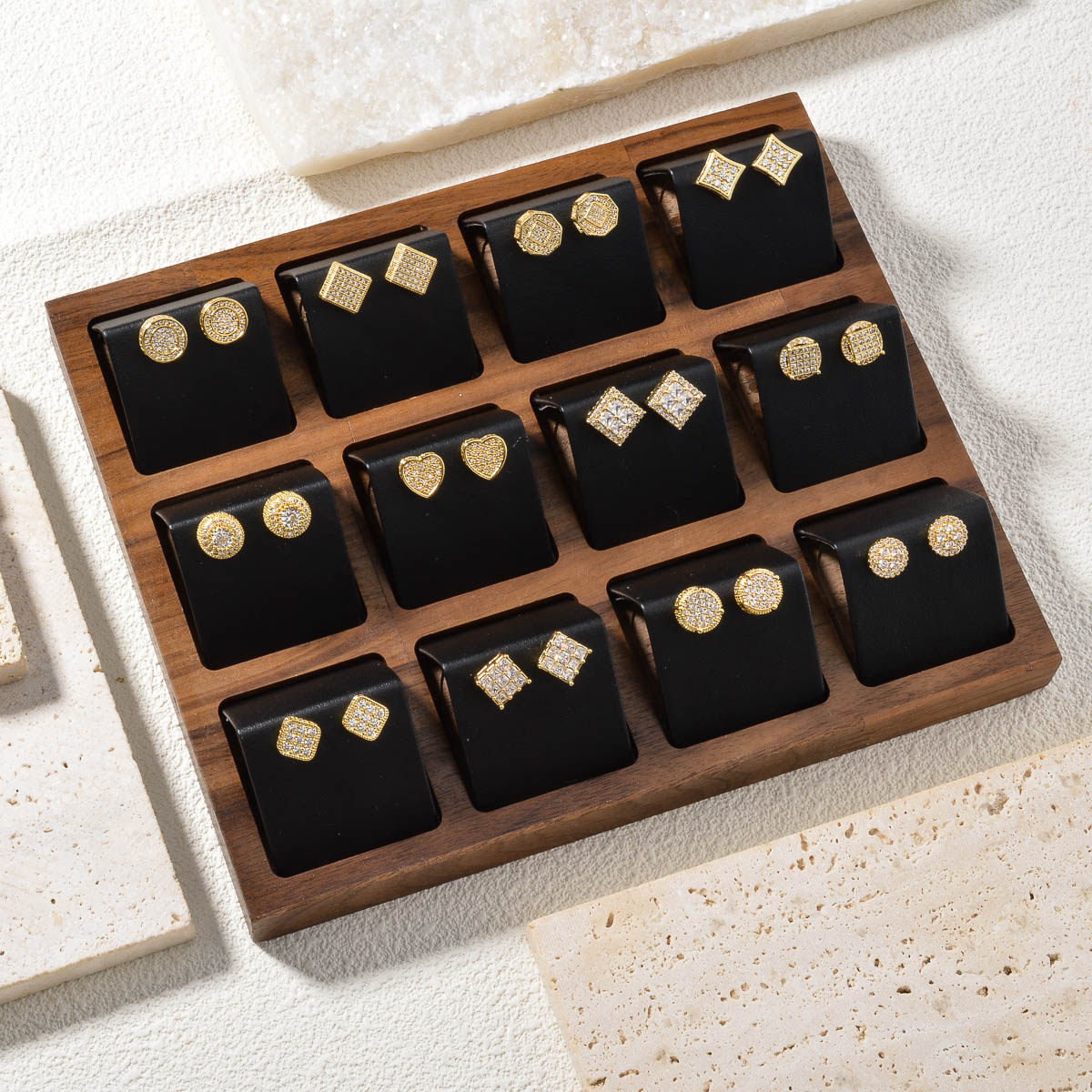 Diana Baby Gold Color Earrings - Women Accessories Dubai 评论和价格