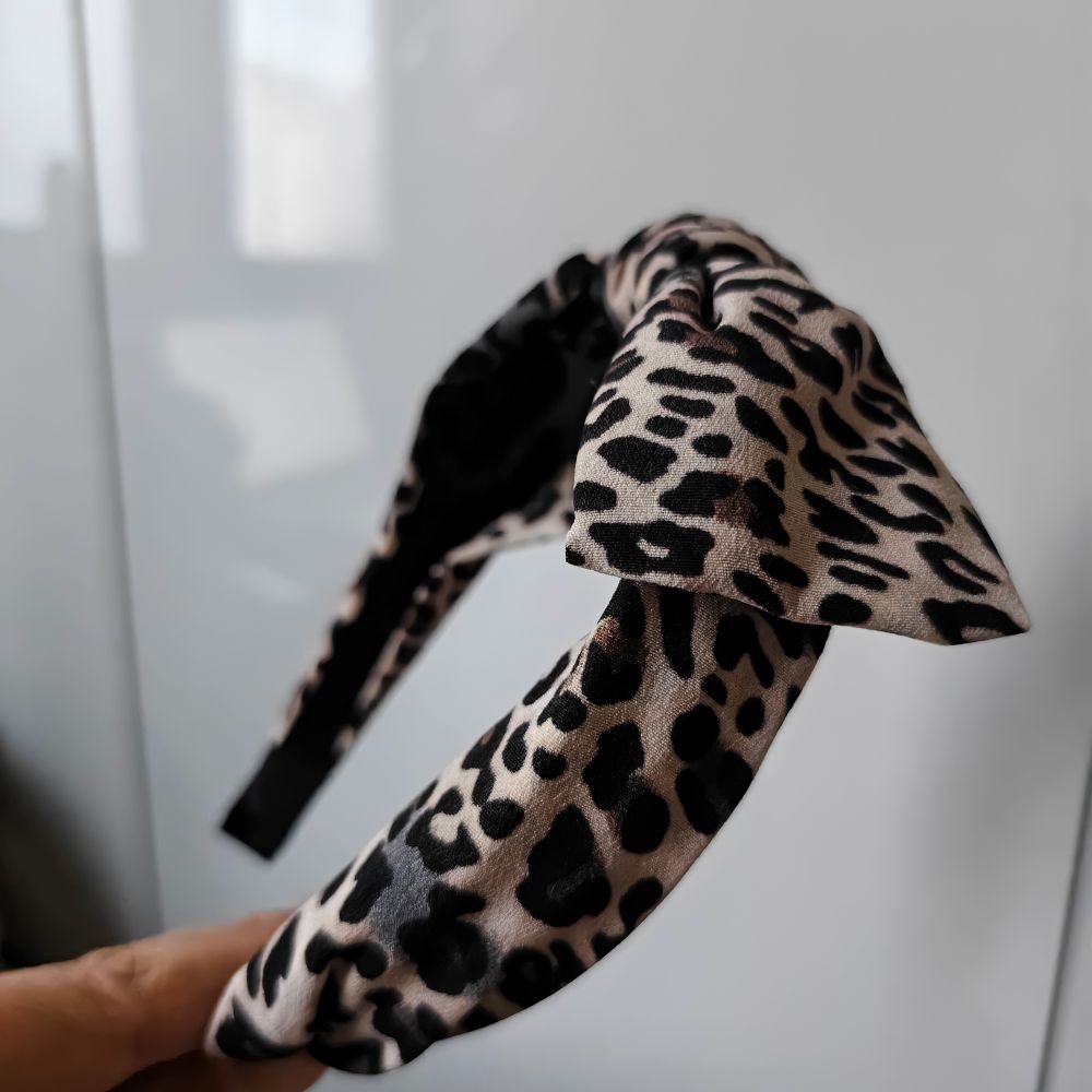 Leopard Print Headband with A  - Women Accessories Sale 评论和价格