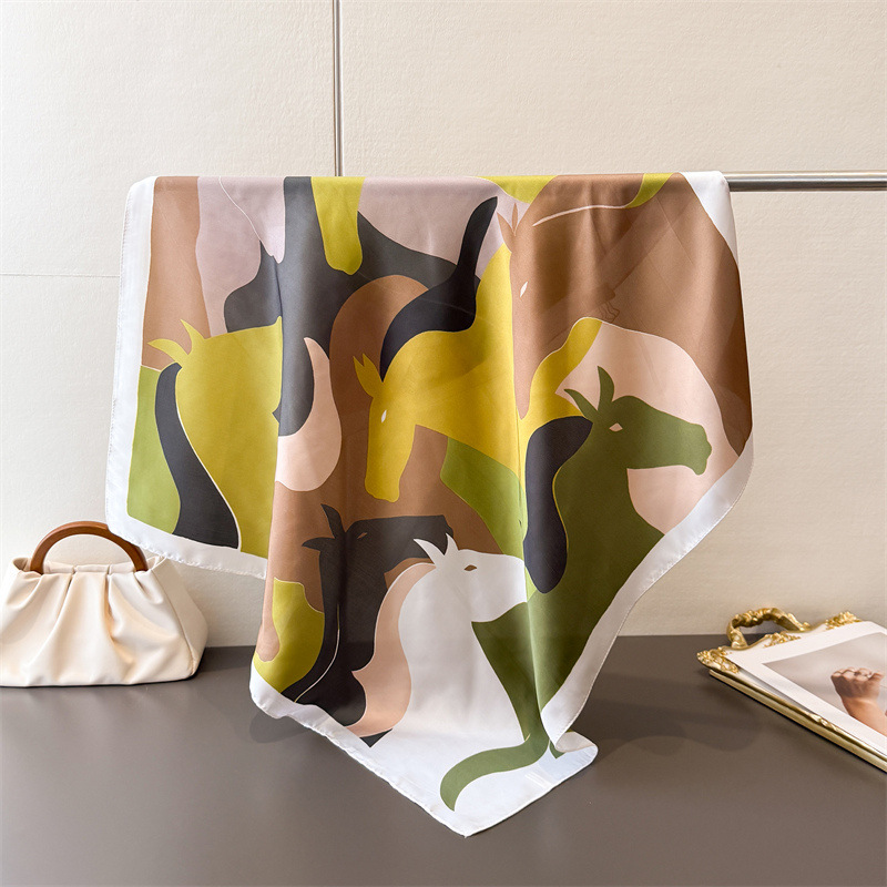 2026 New Women Square Scarf Im - Silk Scarf Square 评论和价格