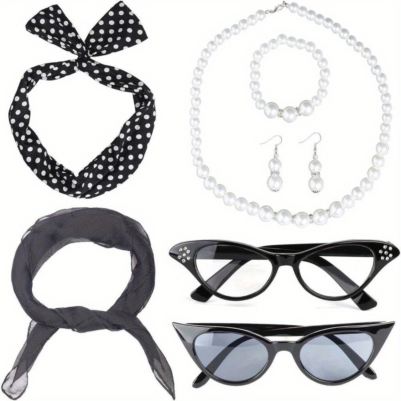 PESENAR 50's Women Costume Acc - Women'S Accessories In The 1950S 评论和价格