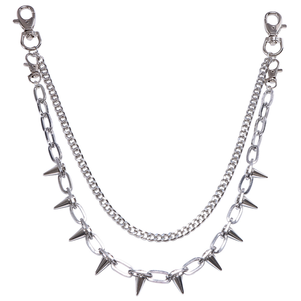 Punk Metal Rivets Pants Chains - Women'S Emo Accessories 评论和价格