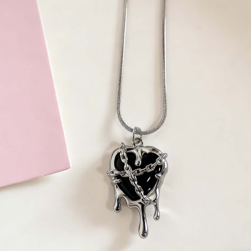New Punk Gothic Red Black Lava - Women'S Emo Accessories 评论和价格