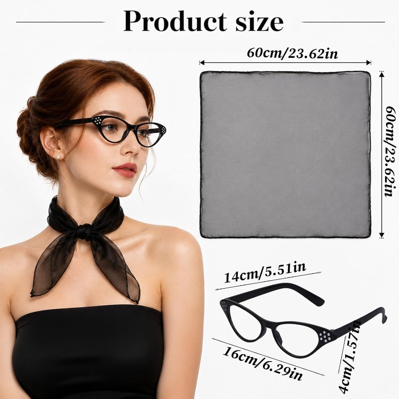 2PCS 50s Accessories for Women - Women'S Accessories In The 1950S 评论和价格