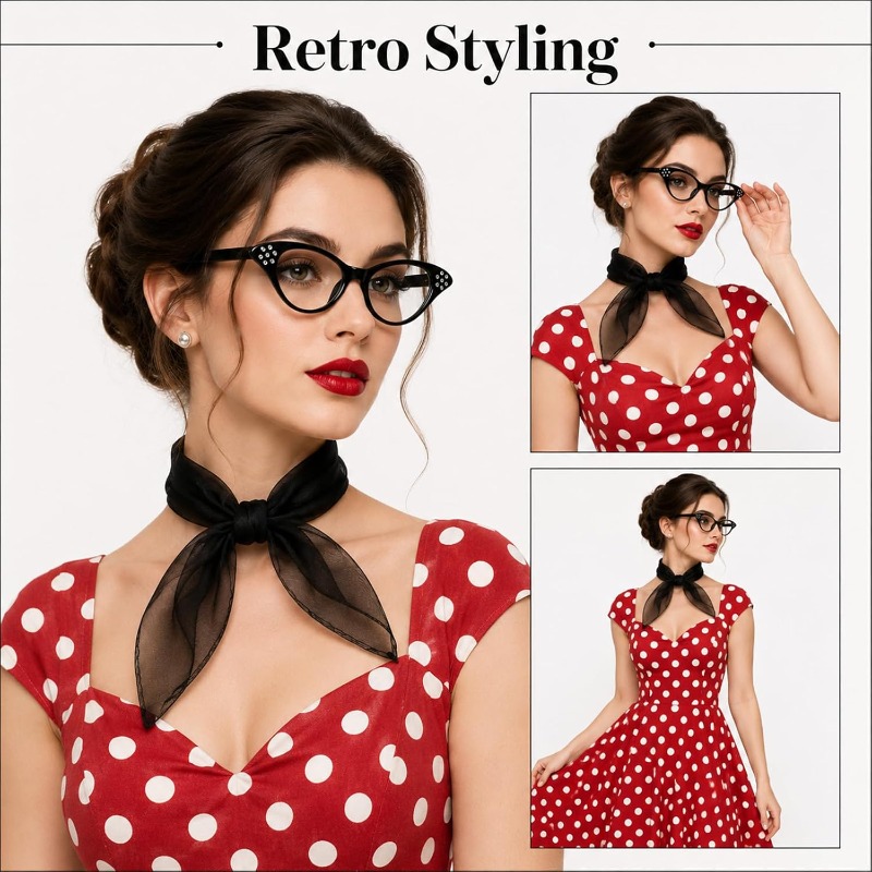 2PCS 50s Accessories for Women - Women'S Accessories In The 1950S 评论和价格